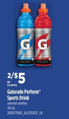 GATORADE PERFORM® SPORTS DRINK from Zehrs