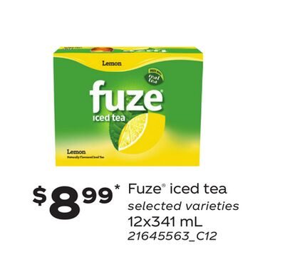 FUZE® ICED TEA, 12x341 mL from Loblaws