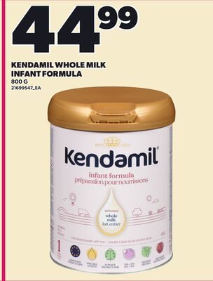 KENDAMIL WHOLE MILK INFANT FORMULA from Zehrs