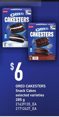 OREO CAKESTERS SNACK CAKES from Loblaws City Market