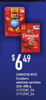 CHRISTIE RITZ CRACKERS from Loblaws City Market