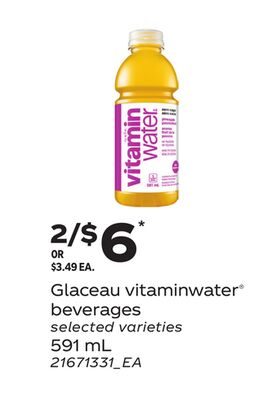 GLACEAU VITAMINWATER® BEVERAGES from Loblaws City Market