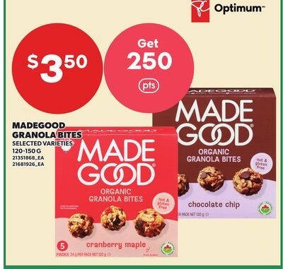 MADEGOOD GRANOLA BITES from Your Independent Grocer